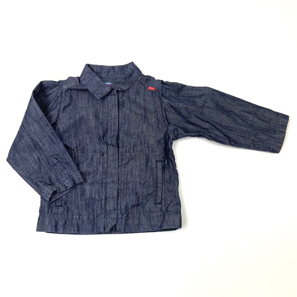 KENZO Junior Denim Jean Designer Top Embroidery 3T - Picture 4 of 15